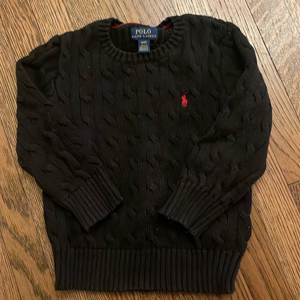 Boys polo, Ralph Lauren 4t sweater